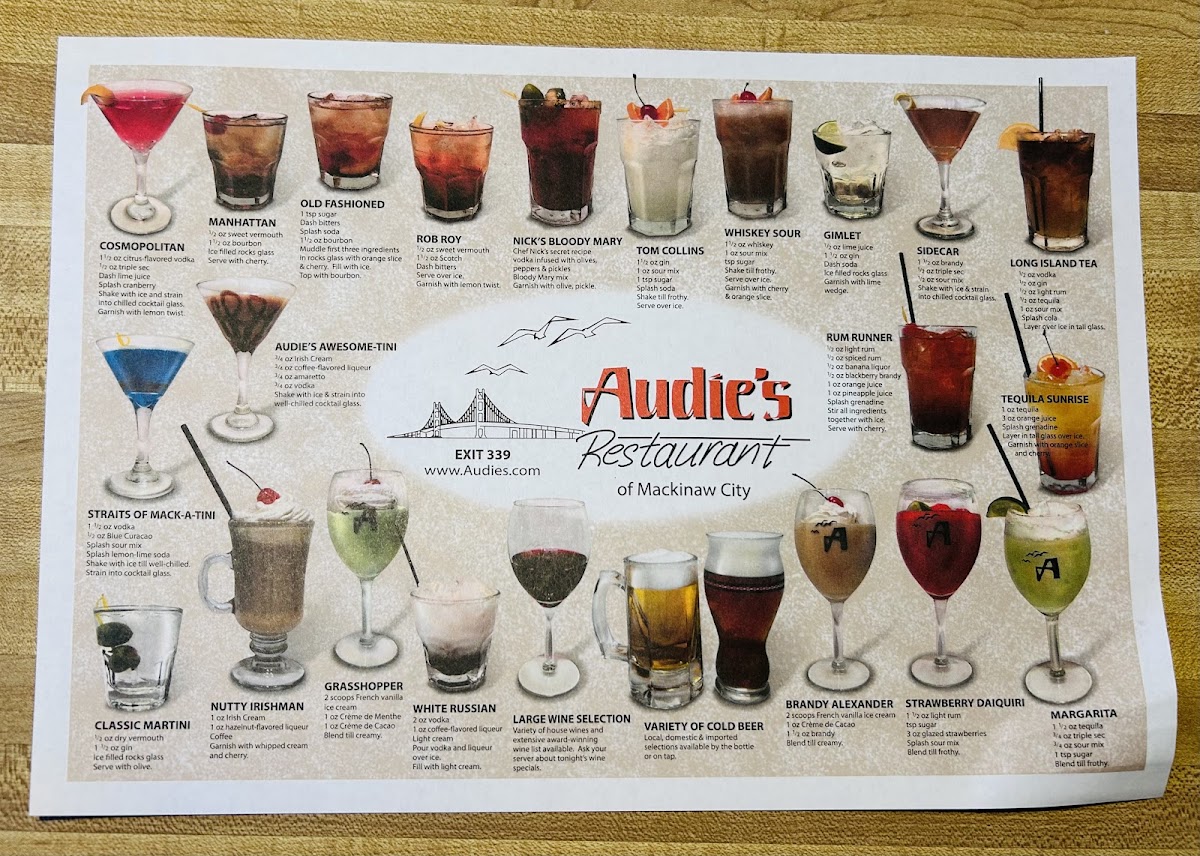 Audie's Restaurant Menu - Image 6